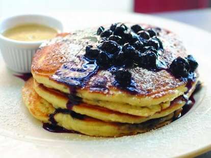 Clinton St Baking blueberry pancakes
