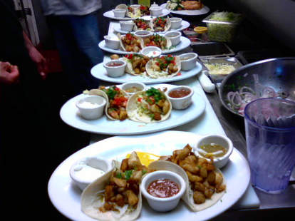 Tacos at Hi Dive Bar