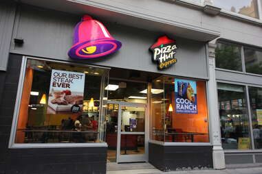 Taco bell on sale pizza hut