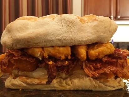 50 pound grilled cheese