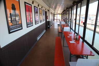 Benches at Brotzeit Lokal