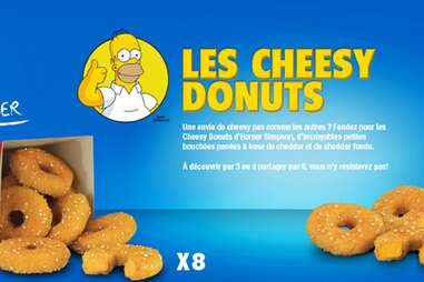 Homer Simpson Cheesy Donuts