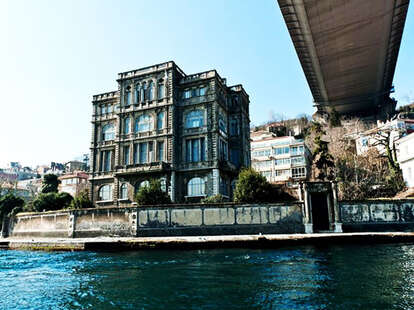 Turkish Mansion Under Bridge Waterside