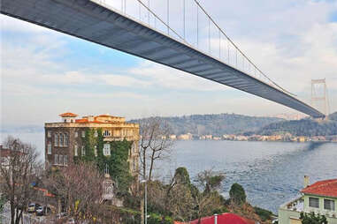 Turkish Bridge, Mansion, Bosphorus