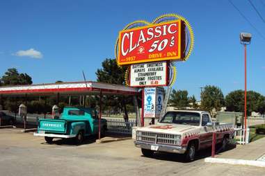 Parking at Classic 50's