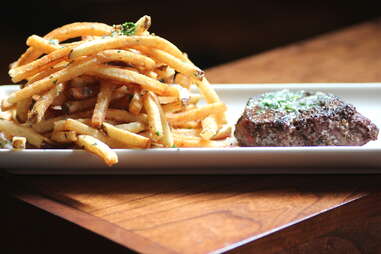 Grass Run Farms Steak Frites at Bluestem Bar & Table in Minneapolis.