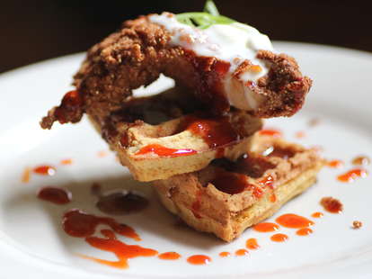 Fried Chicken and Waffle at Bluestem Bar & Table in Minneapolis