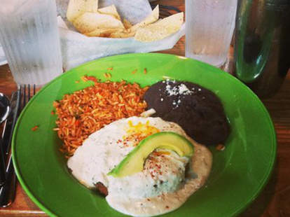 Stuffed Avocado at Trudy's
