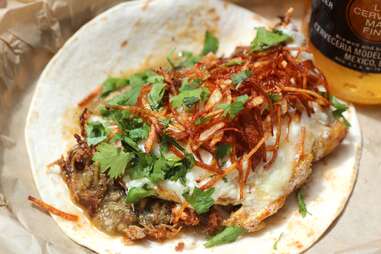 Breakfast Taco at Huahua’s Taqueria