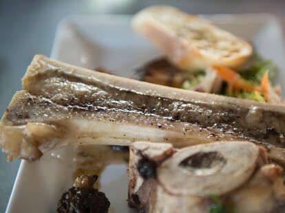 Le Zinc Roasted Bone Marrow