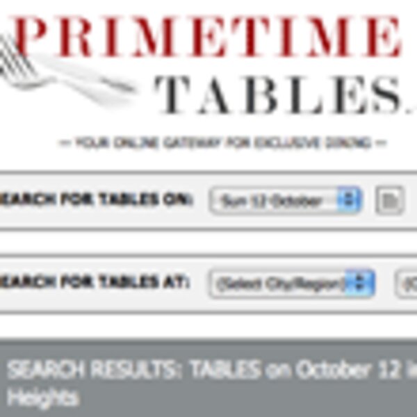 Primetime Table Prime Time Tables - Eat - Thrillist San Francisco