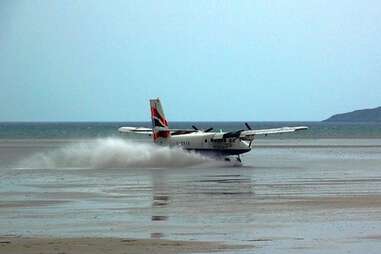 plane taking off from barra international