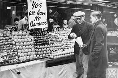 World War II banana shortage