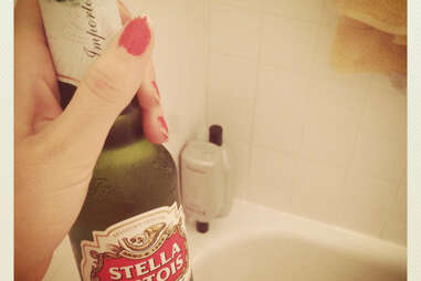 shower beer Stella