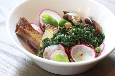 Mushroom salad at Remedy. 