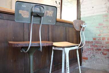Shinola juice bar chairs