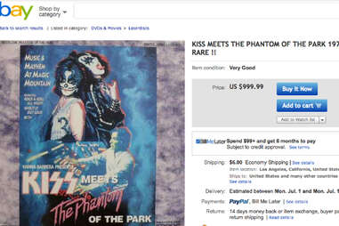 kiss meets the phantom of the park laserdisc