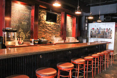 Bar and taps at Dallas Beer Kitchen