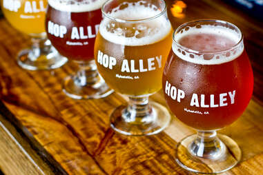 Hop Alley Brew Pub beers