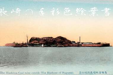 Hashima Island in Nagasaki, Japan