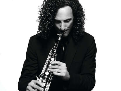 Kenny G playing