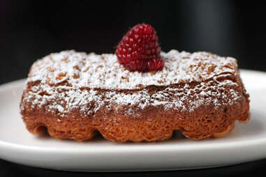 The chocolate and raspberry doughssant at West Town Bakery