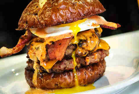 Slater's 50/50 - The all-bacon 'Merica Burger has taken 