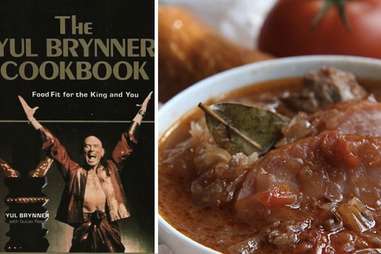 Yul Brynner cookbook. 