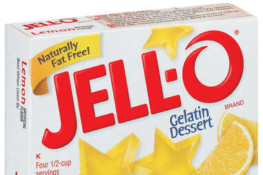 yellow JELL-O package