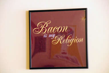 bacon is my religion sign