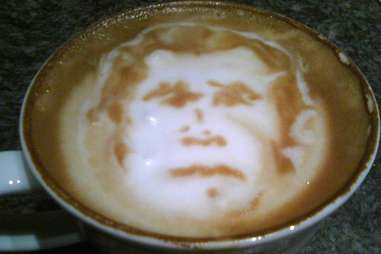 George W. Bush latte art