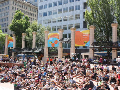 Pioneer Courthouse Square- Portland