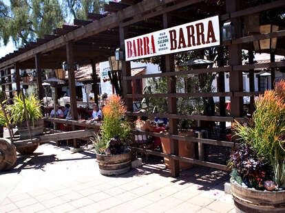 Exterior of Barra Barra Saloon in San Diego