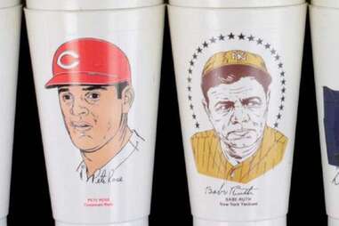 Pete Rose Babe Ruth Slurpee Cup