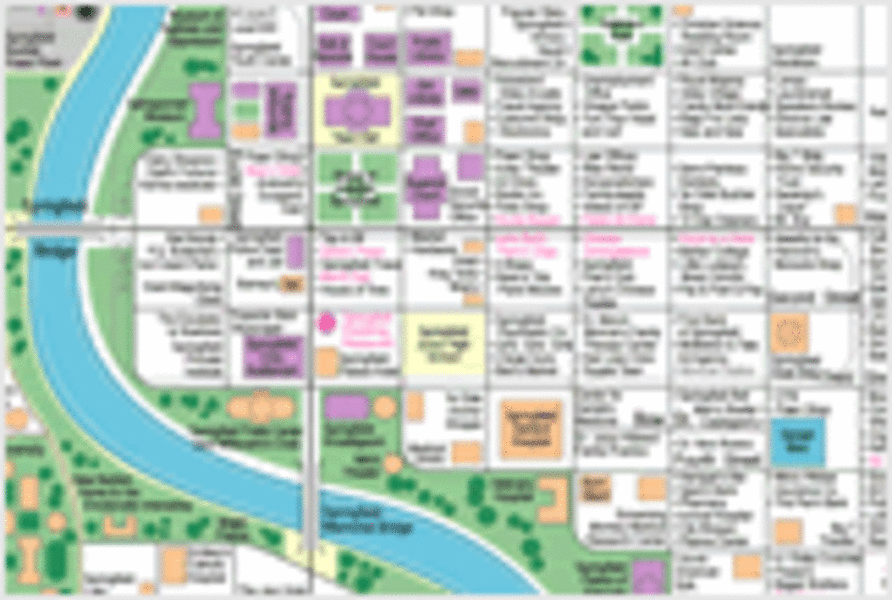 Map of Springfield - Thrillist Nation