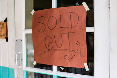 Franklin Barbecue sold out