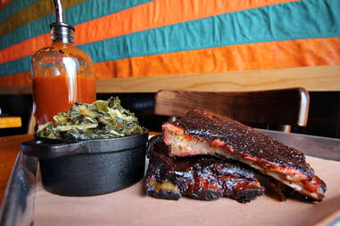 St. Louis spare ribs at County BBQ in Little Italy