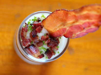 Bacon parfait at County BBQ in Little Italy