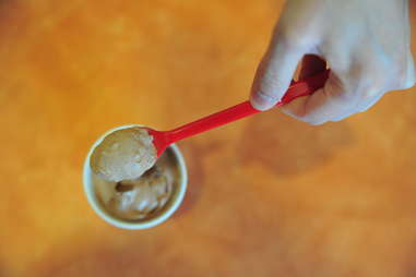 double fudge cookie dough Blizzard at Dairy Queen