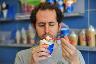 snickers blizzard at Dairy queen