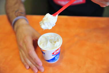 Hawaiian Blizzard at Dairy Queen