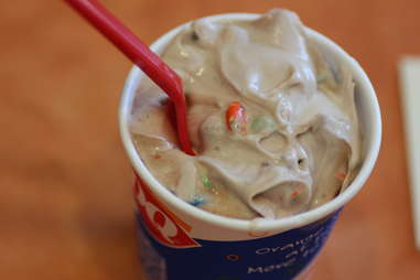 M&M Blizzard at Dairy Queen