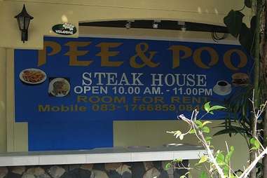 Pee & Poo Steak House