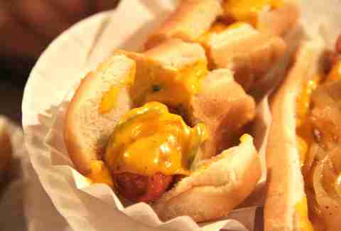The Sour Cheese Dog at Crif Dogs