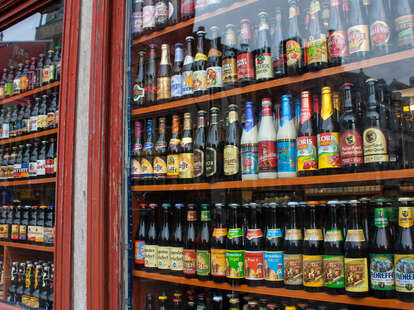 Belgian bottled beers in case