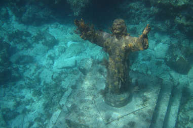 Christ of the Abyss at San Fruttuoso, Italy