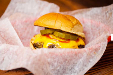 burger at Pork Slope