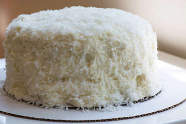 Coconut cake at Cookie Bar in Ravenswood