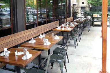 Patio at Barcelona Wine Bar Brookline