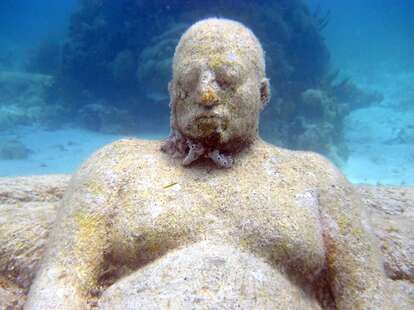 artificial coral reef statue